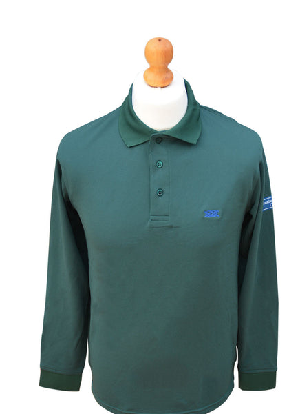 Southern Marine's Woodbridge Men's Golf L/S Polo in Dark Green    ON SALE
