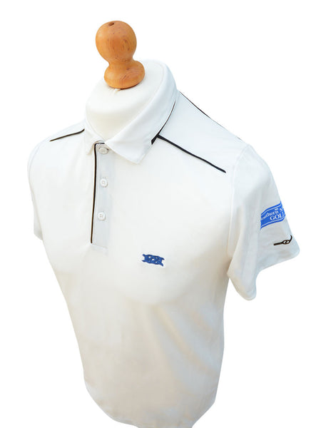 Southern Marine's Golf Polo Shirt - The Eaton in White     ON SALE