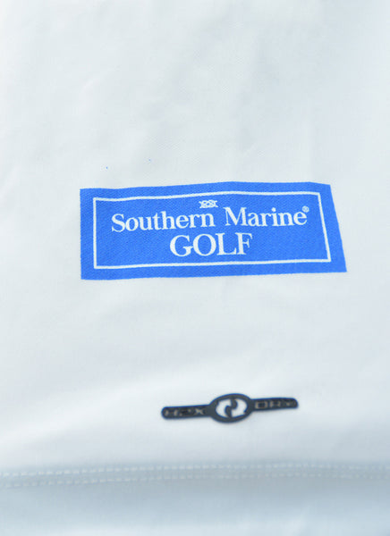 Southern Marine's Golf Polo Shirt - The Eaton in White     ON SALE