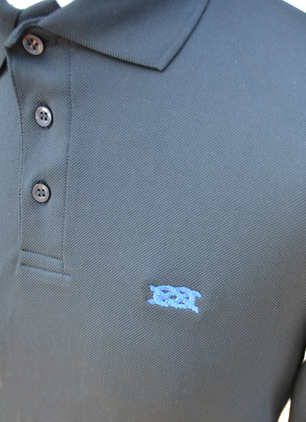 Southern Marine's Woodbridge Men's Golf L/S Polo in Dark Navy   ON SALE