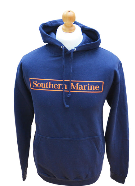 Southern Marine's Hoodie with Orange Logo - The Big Bails    ON SALE