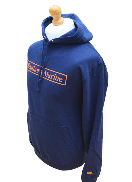 Southern Marine's Hoodie with Orange Logo - The Big Bails    ON SALE