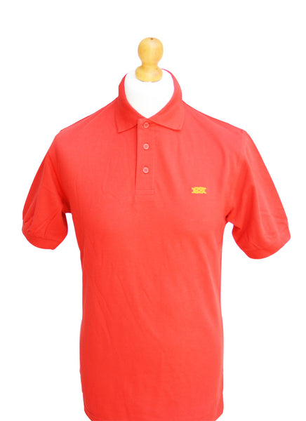 Southern Marine's Men's Pique Cotton Polo Shirt - In Crimson