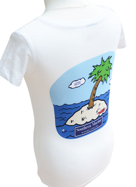 Southern Marine's Women's Classic T Shirt  - 'The Ladies Palm'   ON SALE
