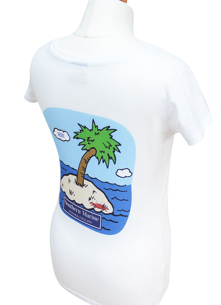 Southern Marine's Women's Classic T Shirt  - 'The Ladies Palm'   ON SALE