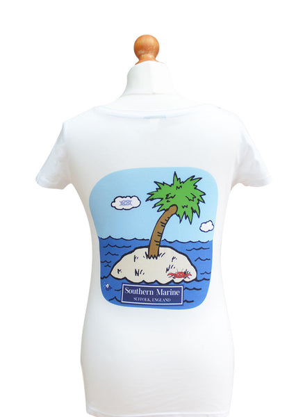 Southern Marine's Women's Classic T Shirt  - 'The Ladies Palm'   ON SALE