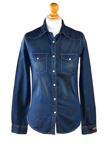 Southern Marine's Women's Lightweight Denim Shirt - The Hazel Dawn     ON SALE