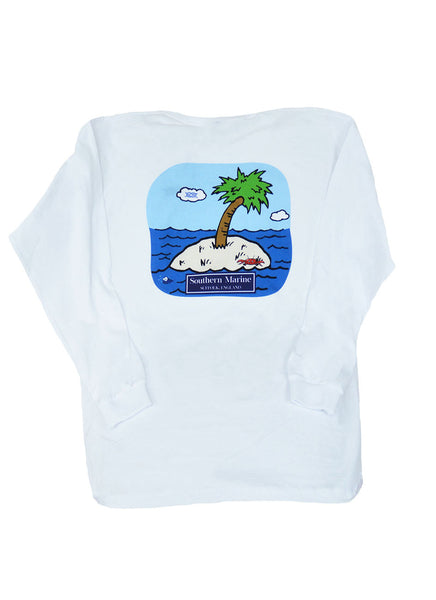 Southern Marine's Long Sleeve Kids T Shirt - The Palm Island L/S   ON SALE