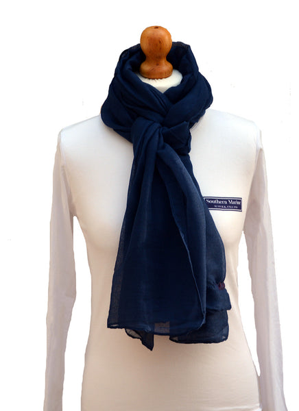 Southern Marine's Lightweight Summer Scarf - In Blue    ON SALE
