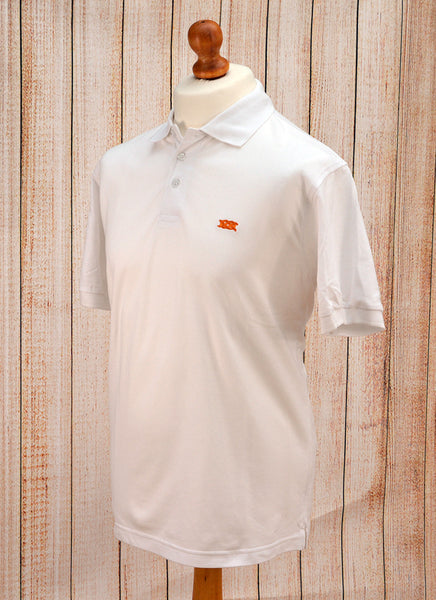 Southern Marine's Men's Pique Cotton Polo Shirt - The White Badger    ON SALE