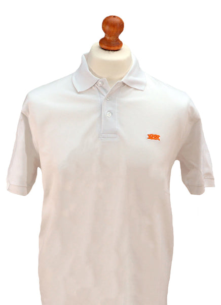 Southern Marine's Men's Pique Cotton Polo Shirt - The White Badger    ON SALE