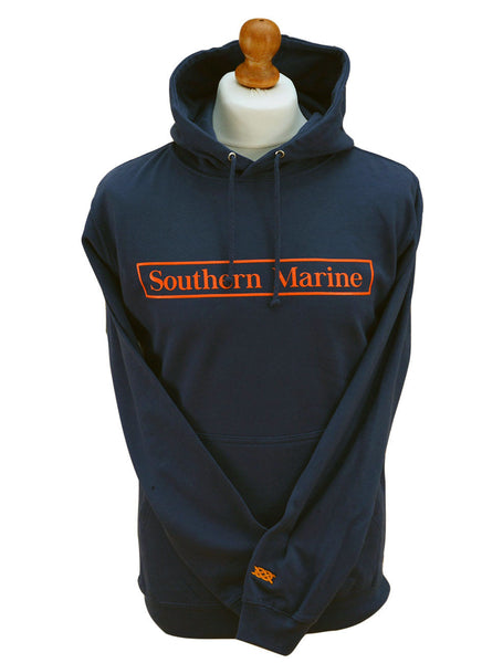 Southern Marine's Womens Hoodie with Orange Logo - The Simone    ON SALE