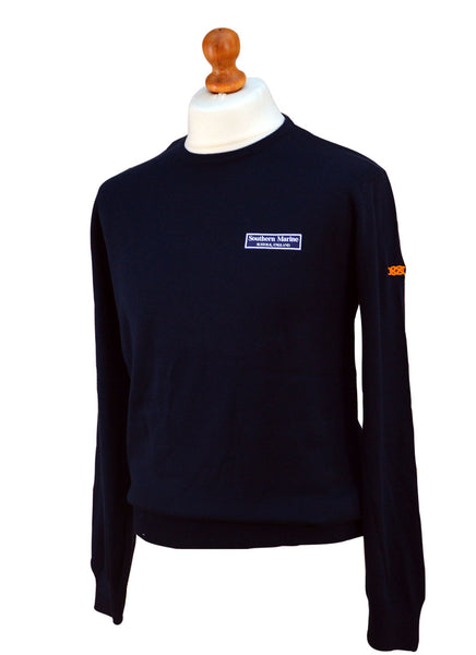 Southern Marine's Sailing Sweater Navy Crew Neck   - THE HARRY