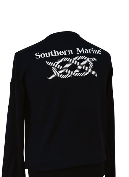 Southern Marine's Sailing Sweater Navy Crew Neck   - THE HARRY