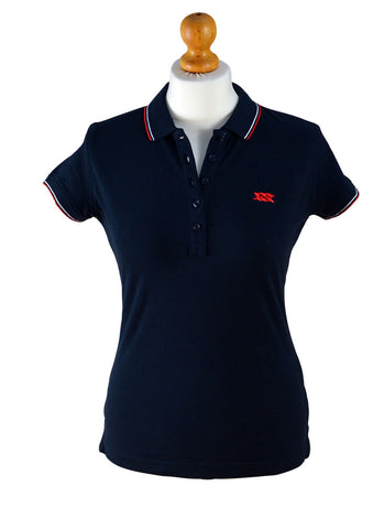 Southern Marine's Women's Contrast Polo Shirt - The Sandy
