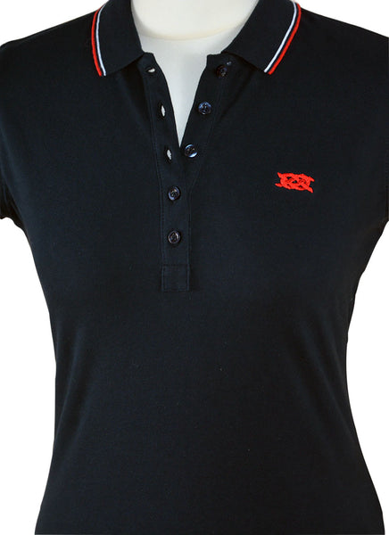 Southern Marine's Women's Contrast Polo Shirt - The Sandy