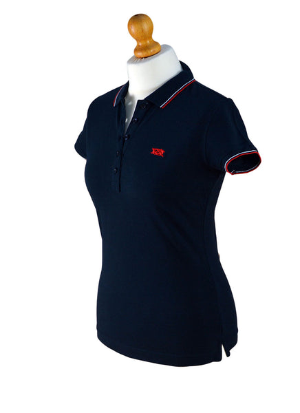 Southern Marine's Women's Contrast Polo Shirt - The Sandy