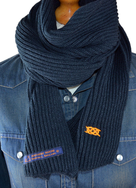Southern Marine's Navy Long Scarf - The Clare